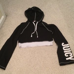 Juicy Couture cropped hoodie